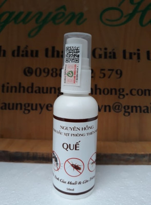 Tinh Dầu Quế Xịt Phòng Đuổi Muỗi Minh Hồng - SP OCOP 3 Sao Thanh Hóa