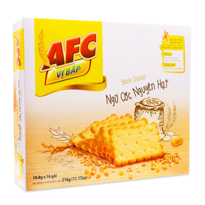 Bánh AFC ngũ cốc nguyên hạt vị bắp