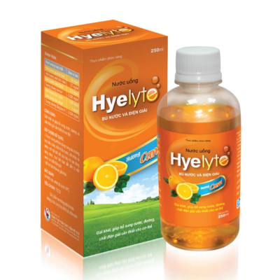 TPBVSK. Nước uống bù nước và điện giải Hyelyte hương cam