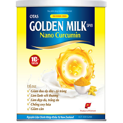 Sữa Nghệ Golden Milk Nano Curcumin An Phúc Group - Hỗ Trợ Điều Trị Viêm Loét Dạ Dày, Tá Tràng