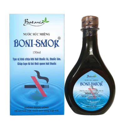 Nước Súc Miệng Boni-Smok Botania – Giúp Bỏ Thuốc Lá