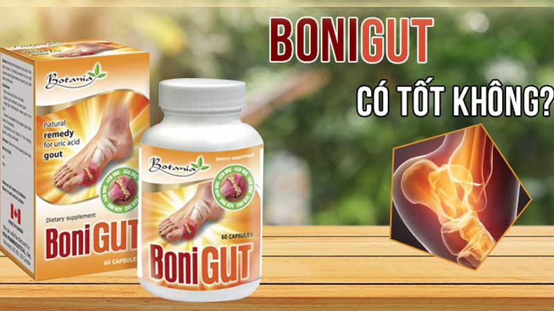 TPBVSK BoniGut + Botania – Hỗ Trợ Điều Trị Bệnh Gout