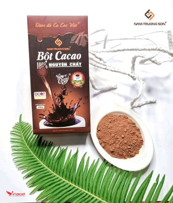 Bột Cacao Organic Nguyên Chất Nam Trường Sơn - OCOP 4 Sao Đắk Lắk