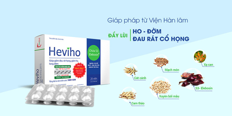 TPBVSK Heviho Thái Minh Pharma - Giúp Giảm Các Triệu Chứng Viêm Đường Hô Hấp