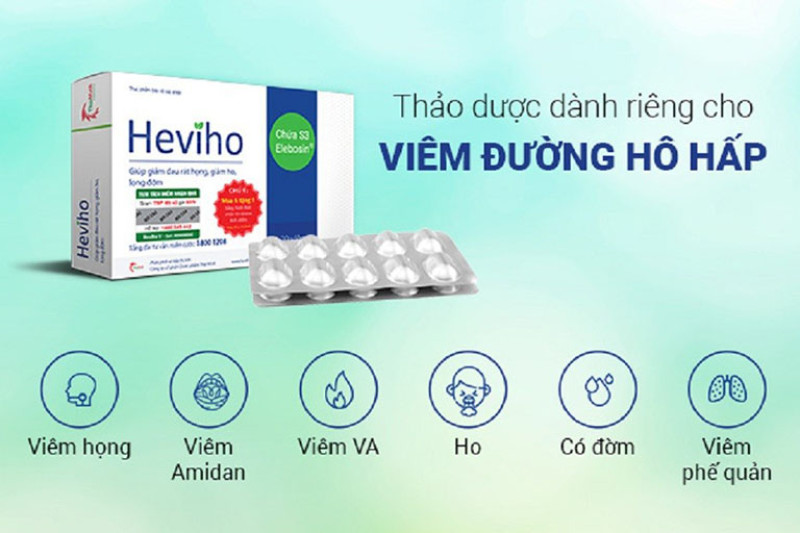 TPBVSK Heviho Thái Minh Pharma - Giúp Giảm Các Triệu Chứng Viêm Đường Hô Hấp
