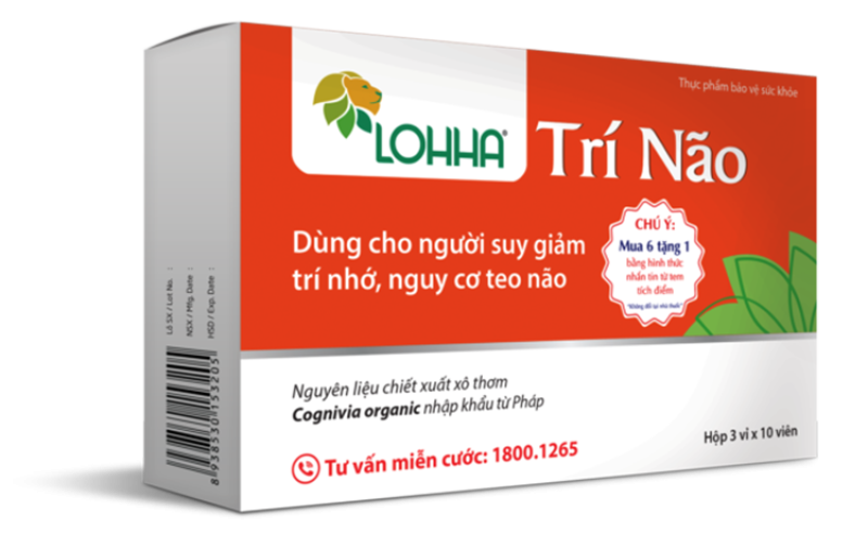 TPBVSK Lohha Trí Não Thái Minh Pharma - Hỗ Trợ Điều Trị Suy Giảm Trí Nhớ, Sa Sút Trí Tuệ
