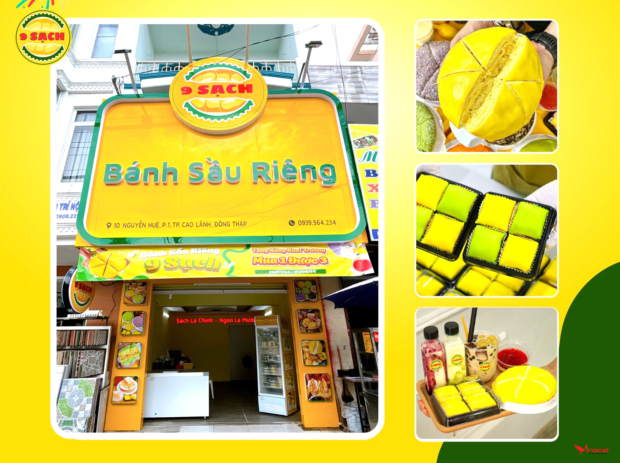 Bánh Sầu Riêng 9 Sạch Chính Hãng, Giá Sỉ