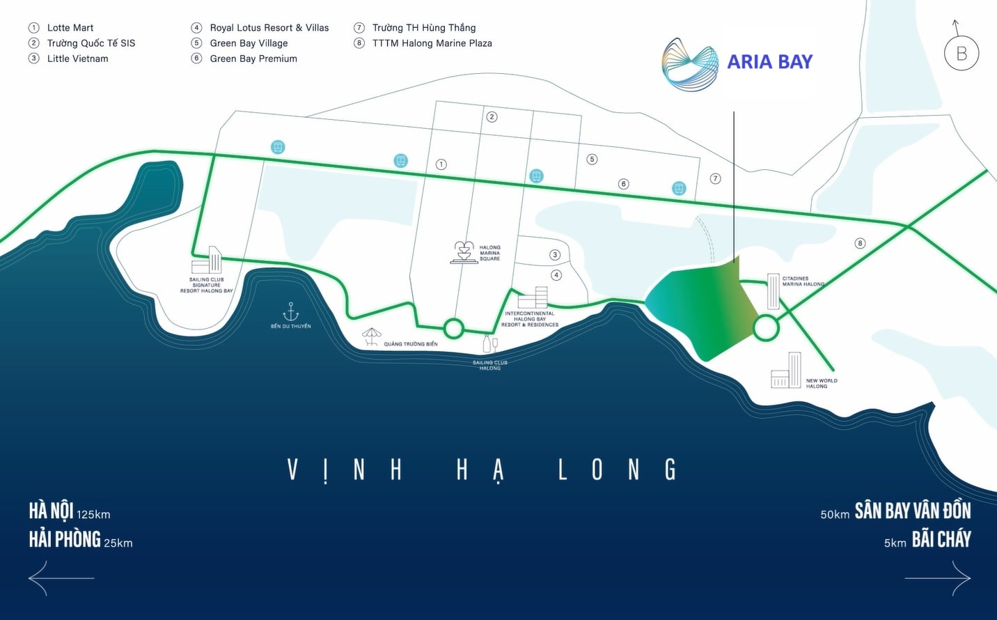 Shop Khối Đế Aria Bay Hạ Long