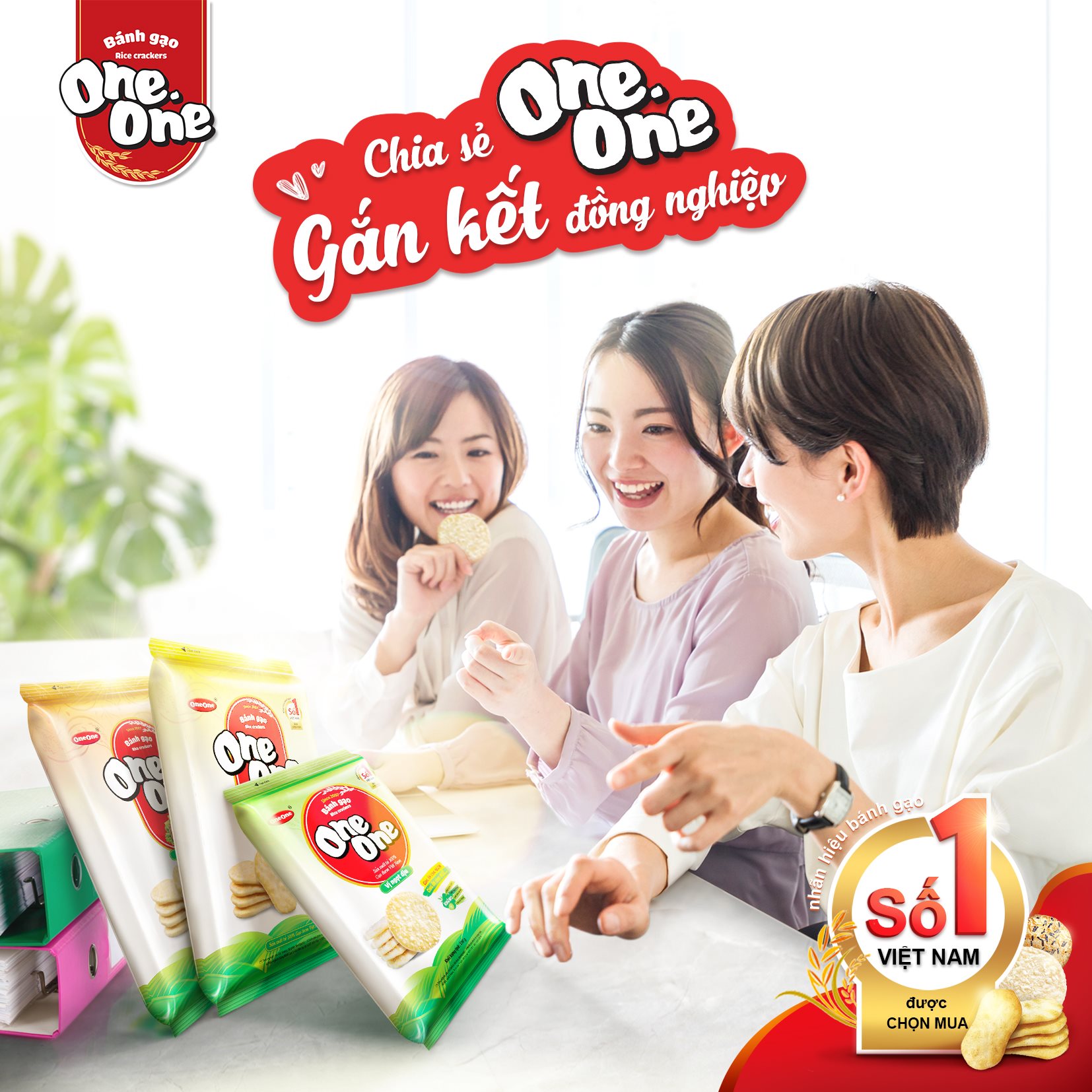 Bánh Gạo One One Chính Hãng