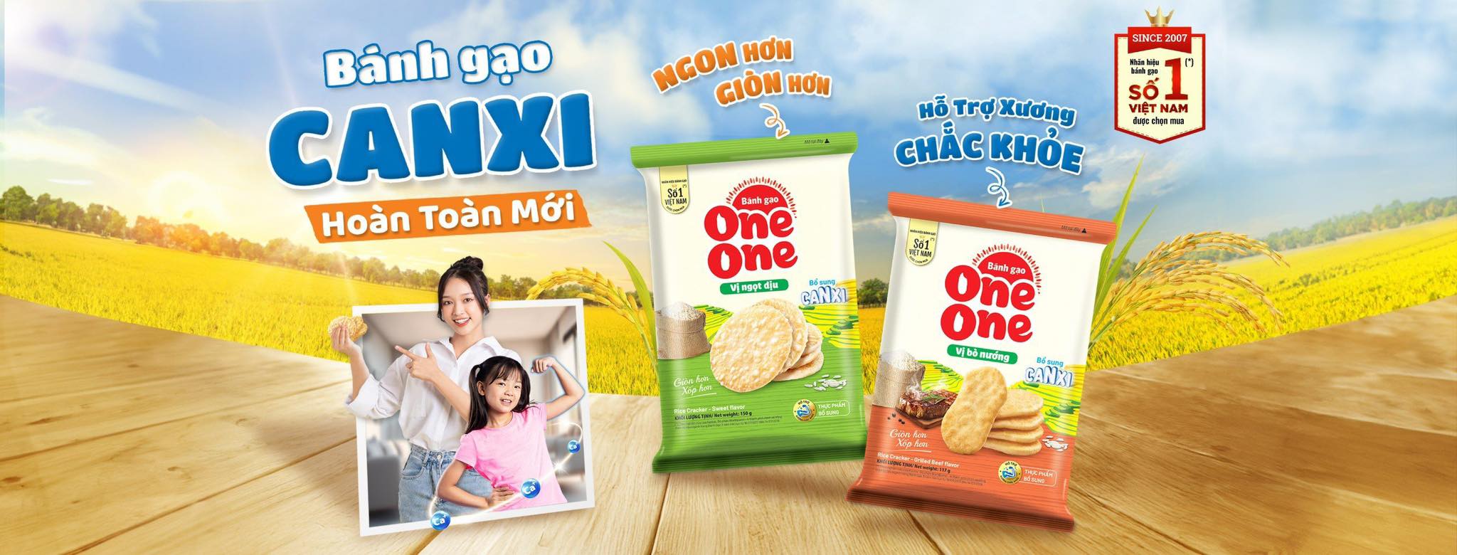 Bánh Gạo One One - Giòn Xốp, Thơm Ngon, Giàu Dinh Dưỡng