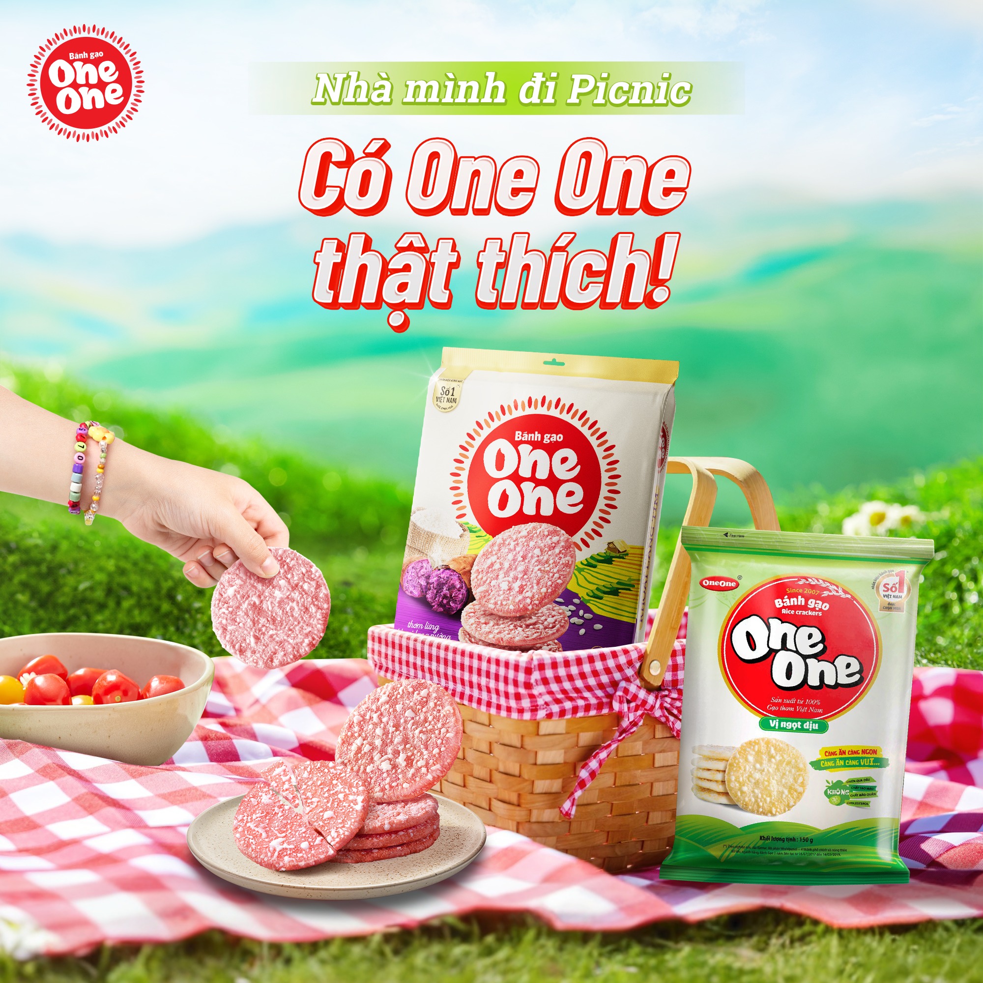 Bánh Gạo One One - Giòn Xốp, Thơm Ngon, Giàu Dinh Dưỡng