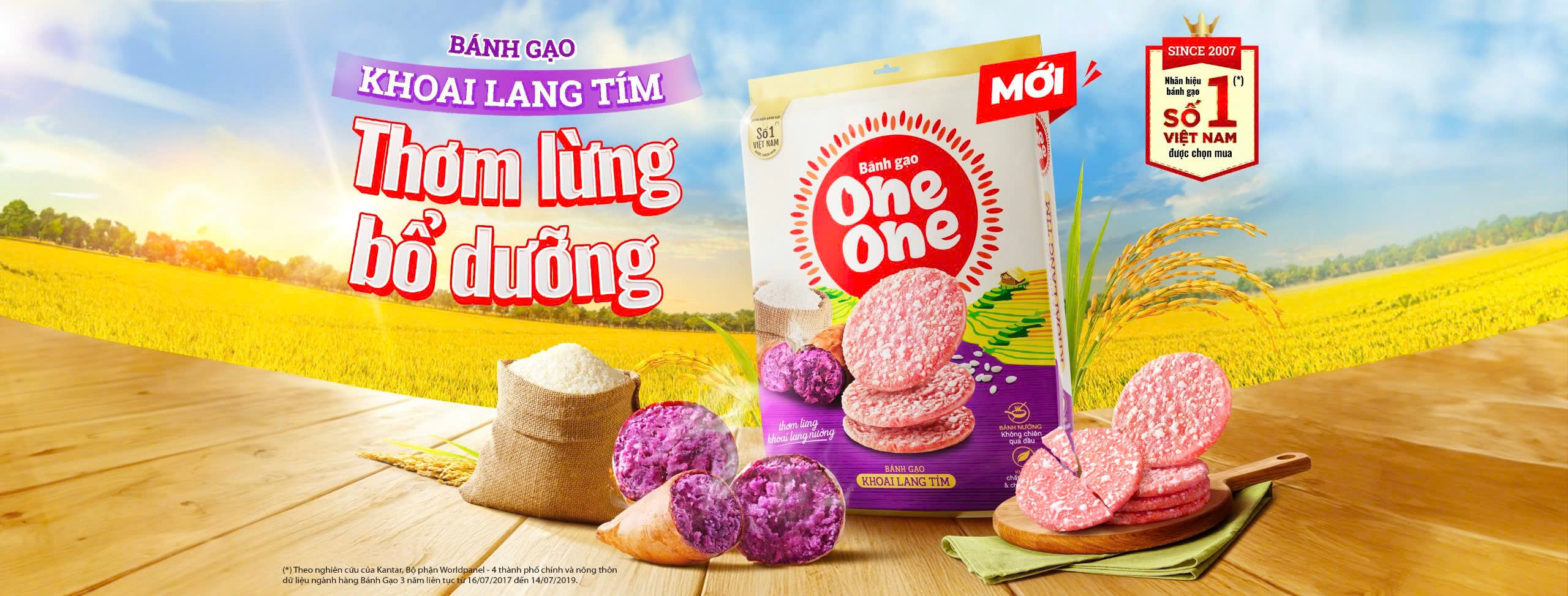 Bánh Gạo One One - Giòn Xốp, Thơm Ngon, Giàu Dinh Dưỡng