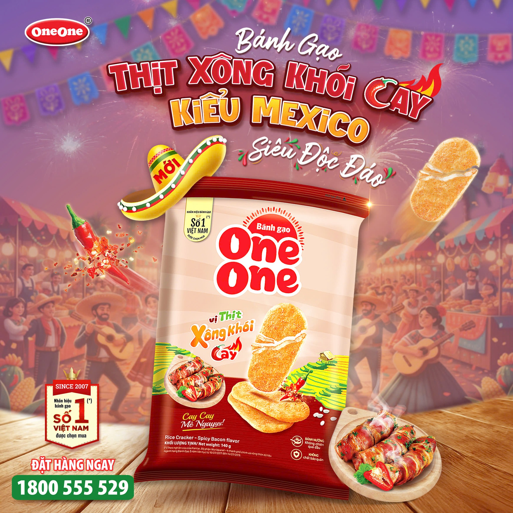 Bánh Gạo One One - Giòn Xốp, Thơm Ngon, Giàu Dinh Dưỡng