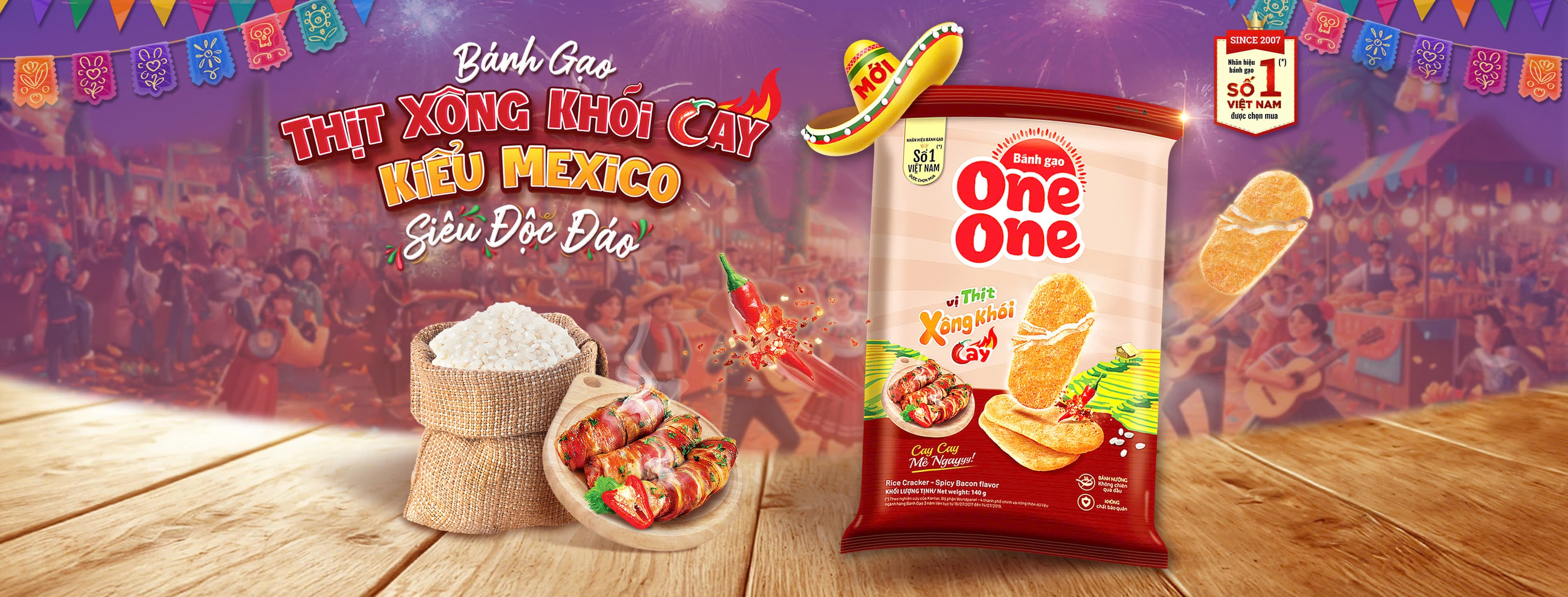 Bánh Gạo One One - Giòn Xốp, Thơm Ngon, Giàu Dinh Dưỡng