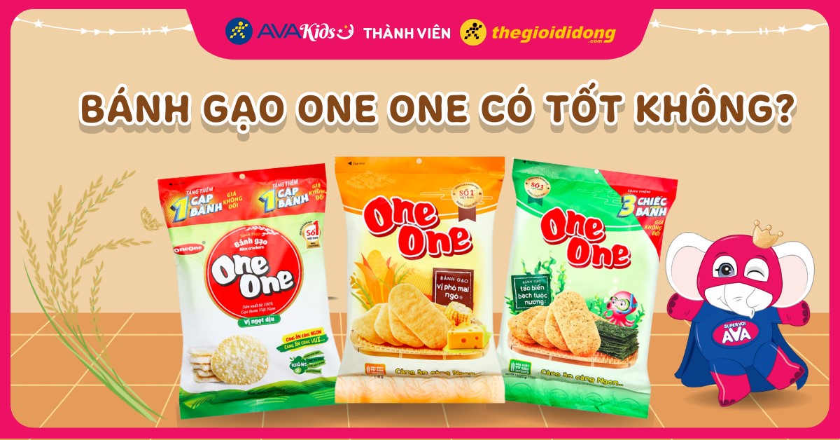 Bánh Gạo One One - Giòn Xốp, Thơm Ngon, Giàu Dinh Dưỡng