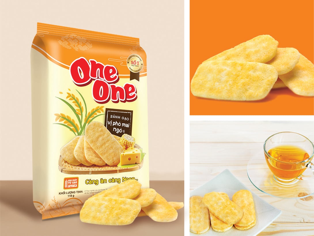 Bánh Gạo One One - Giòn Xốp, Thơm Ngon, Giàu Dinh Dưỡng