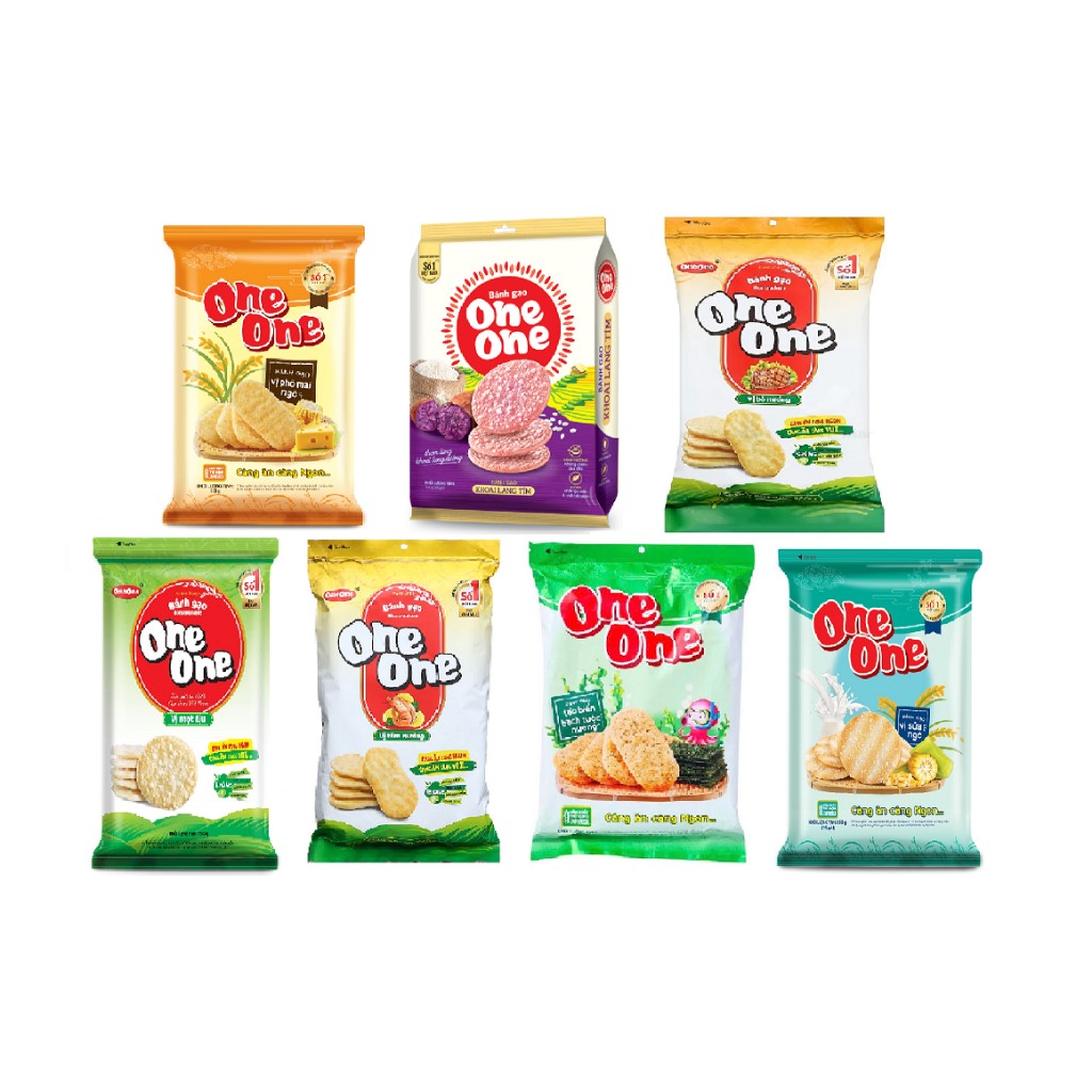 Bánh Gạo One One - Giòn Xốp, Thơm Ngon, Giàu Dinh Dưỡng