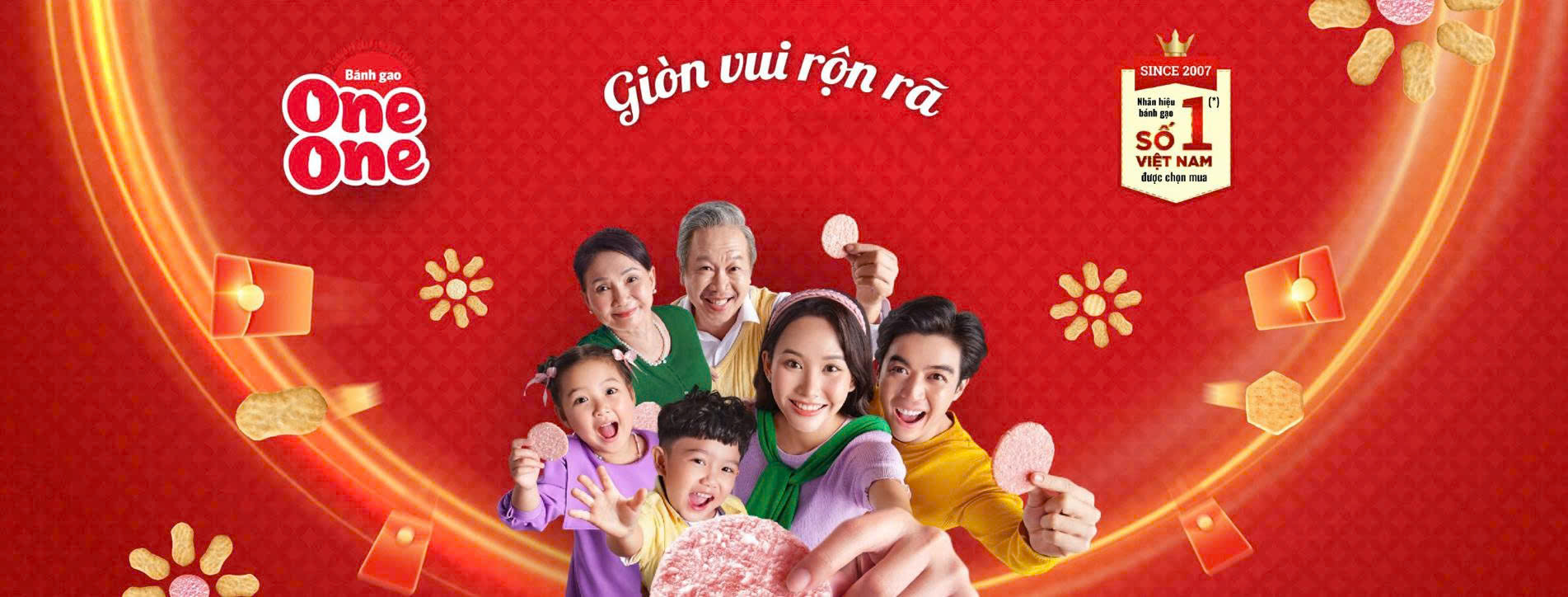 Bánh Gạo One One - Giòn Xốp, Thơm Ngon, Giàu Dinh Dưỡng