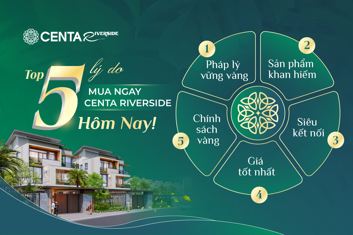 Biệt Thự Centa Riverside Vsip Bắc Ninh