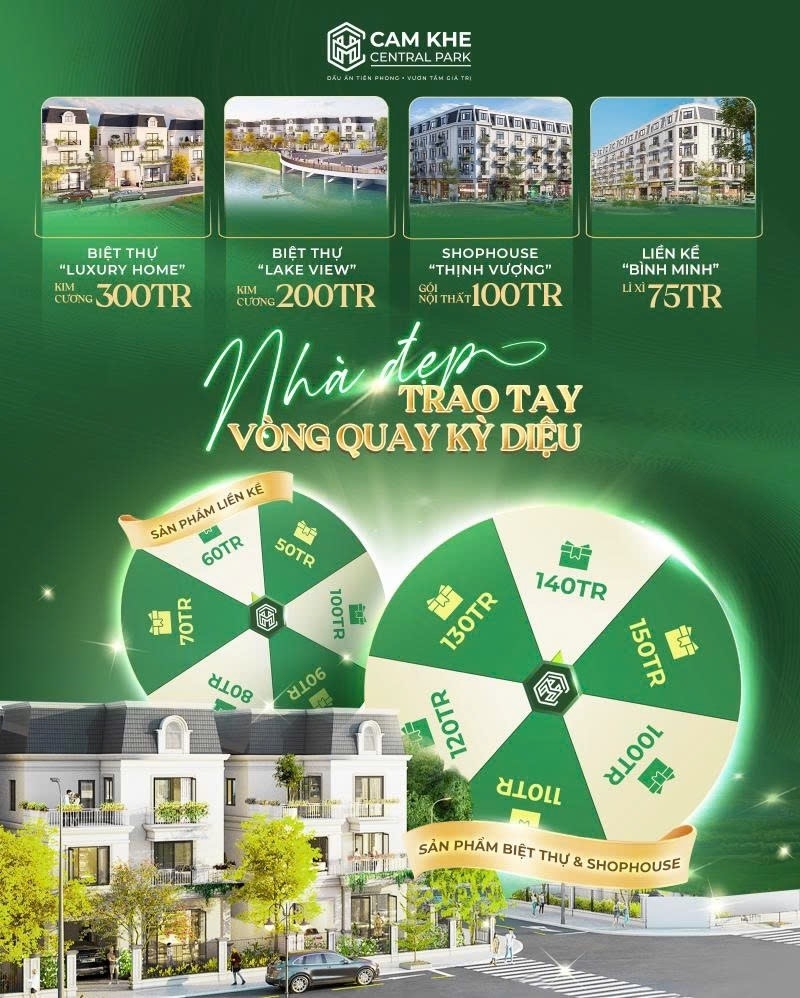 Đất Nền Cẩm Khê Central Park Phú Thọ