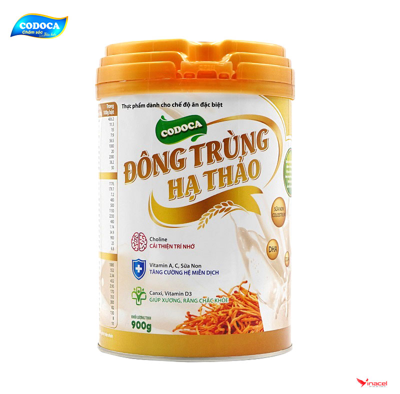 Sữa Đông Trùng Hạ Thảo Cho Người Già Codoca - Bổ Sung Canxi, Tăng Đề Kháng