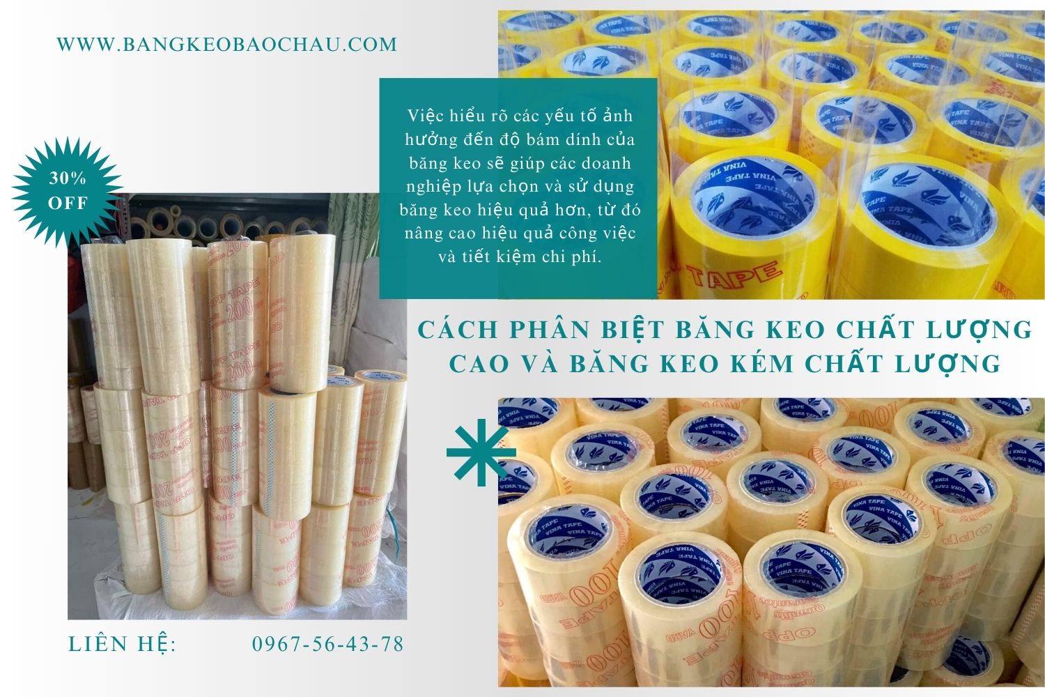 Cách Phân Biệt Băng Keo Chất Lượng Cao Và Băng Keo Kém Chất Lượng
