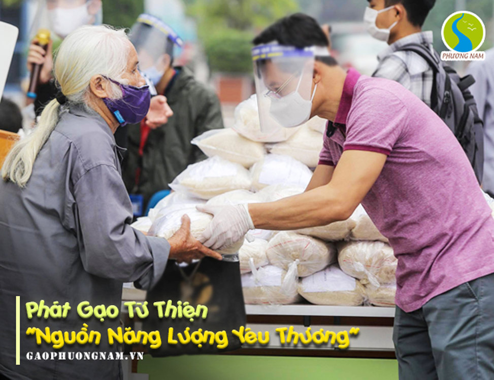 Gạo Từ Thiện - Gạo Cúng Dường - Gạo Phương Nam