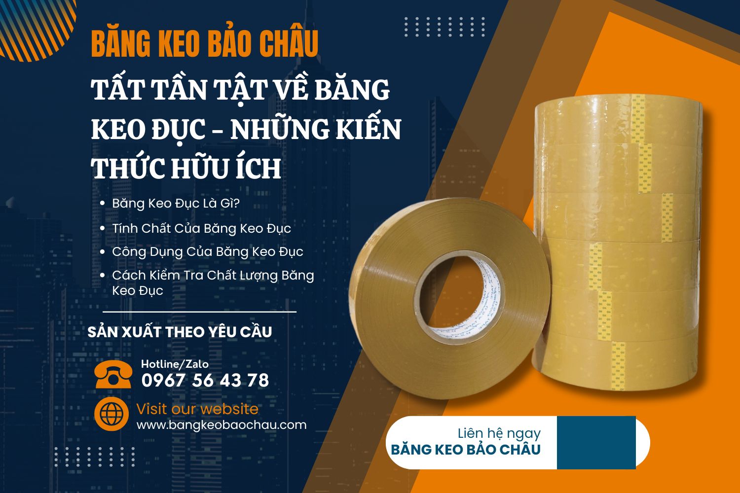 Tất Tần Tật Về Băng Keo Đục - Những Kiến Thức Hữu Ích
