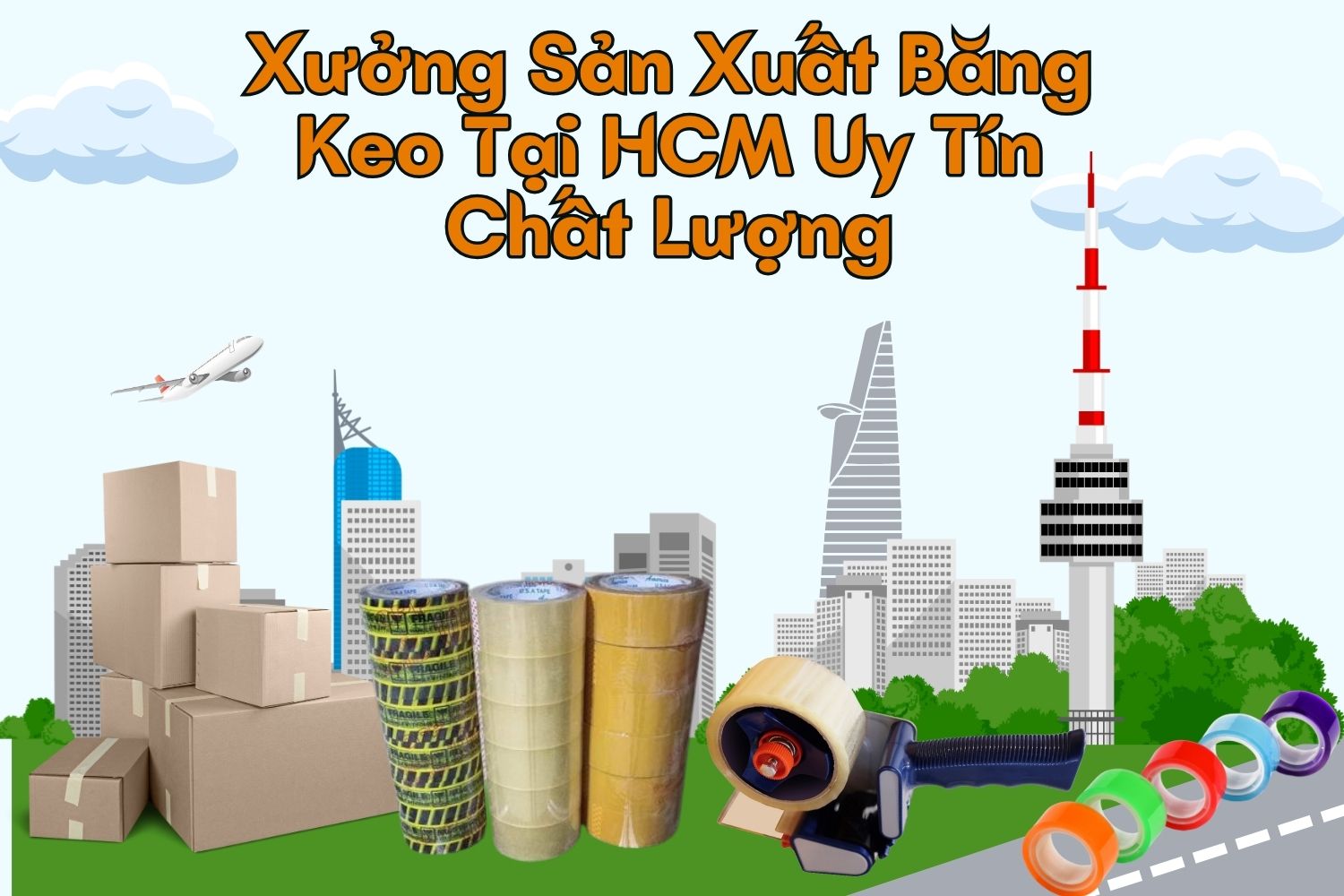 Xưởng Sản Xuất Băng Keo Tại HCM Uy Tín Chất Lượng