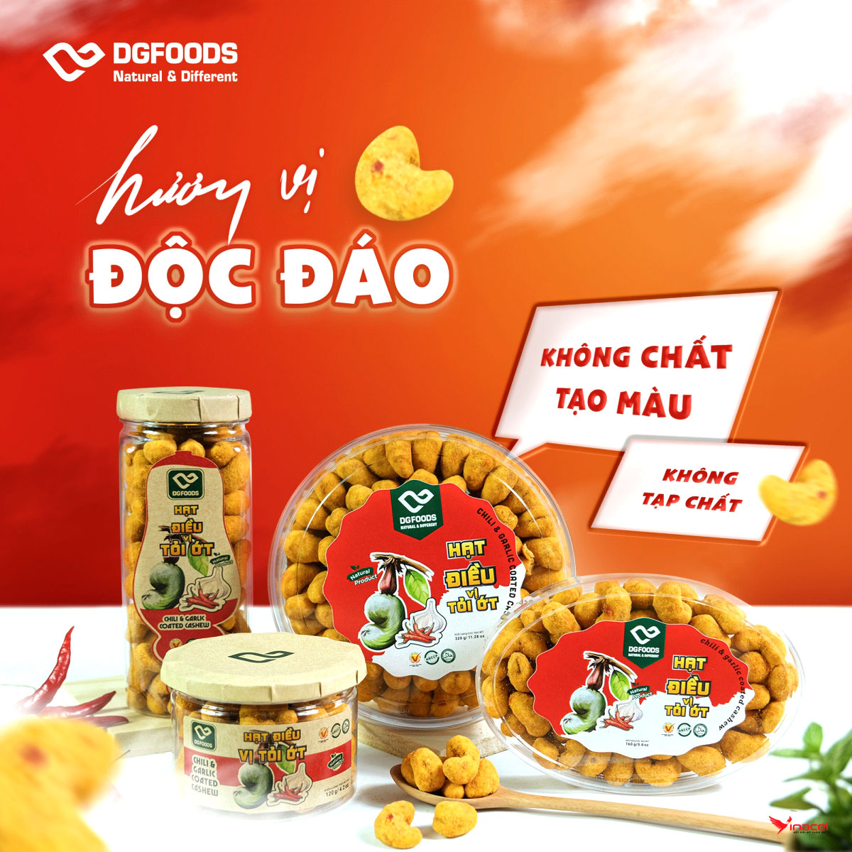 Hạt Điều DG Foods Chính Hãng, Giá Sỉ