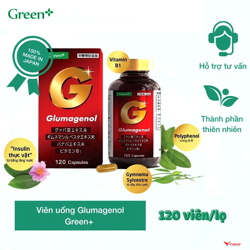 Viên Uống Glumagenol Green+ Chính Hãng