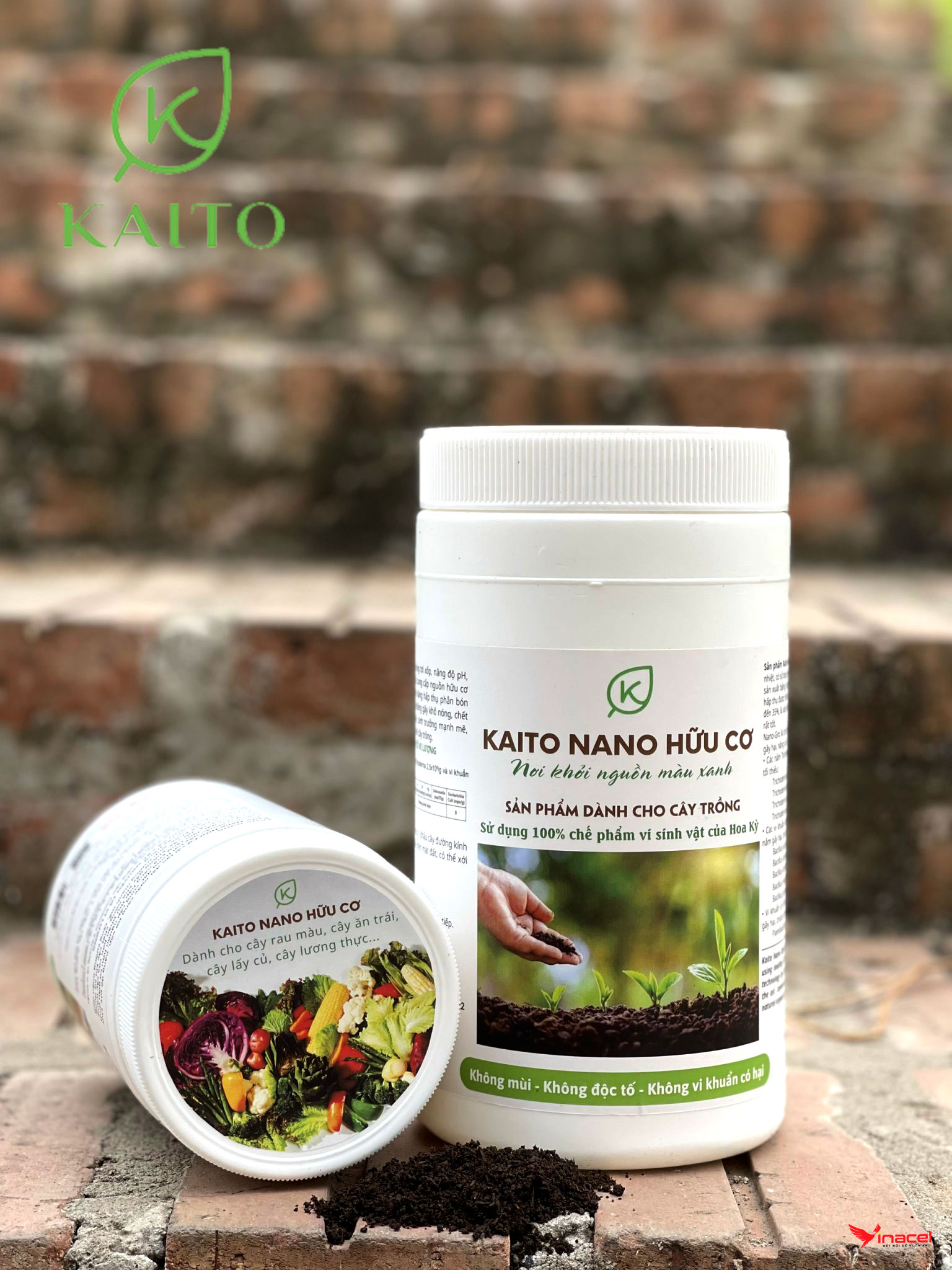 Phân Bò Kaito - Dinh Dưỡng Hữu Cơ Bón Đất Trồng Rau Củ Quả 100% Organic
