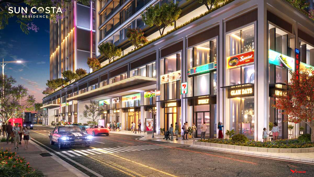 Shophouse Khối Đế Sun Costa Residence Đà Nẵng