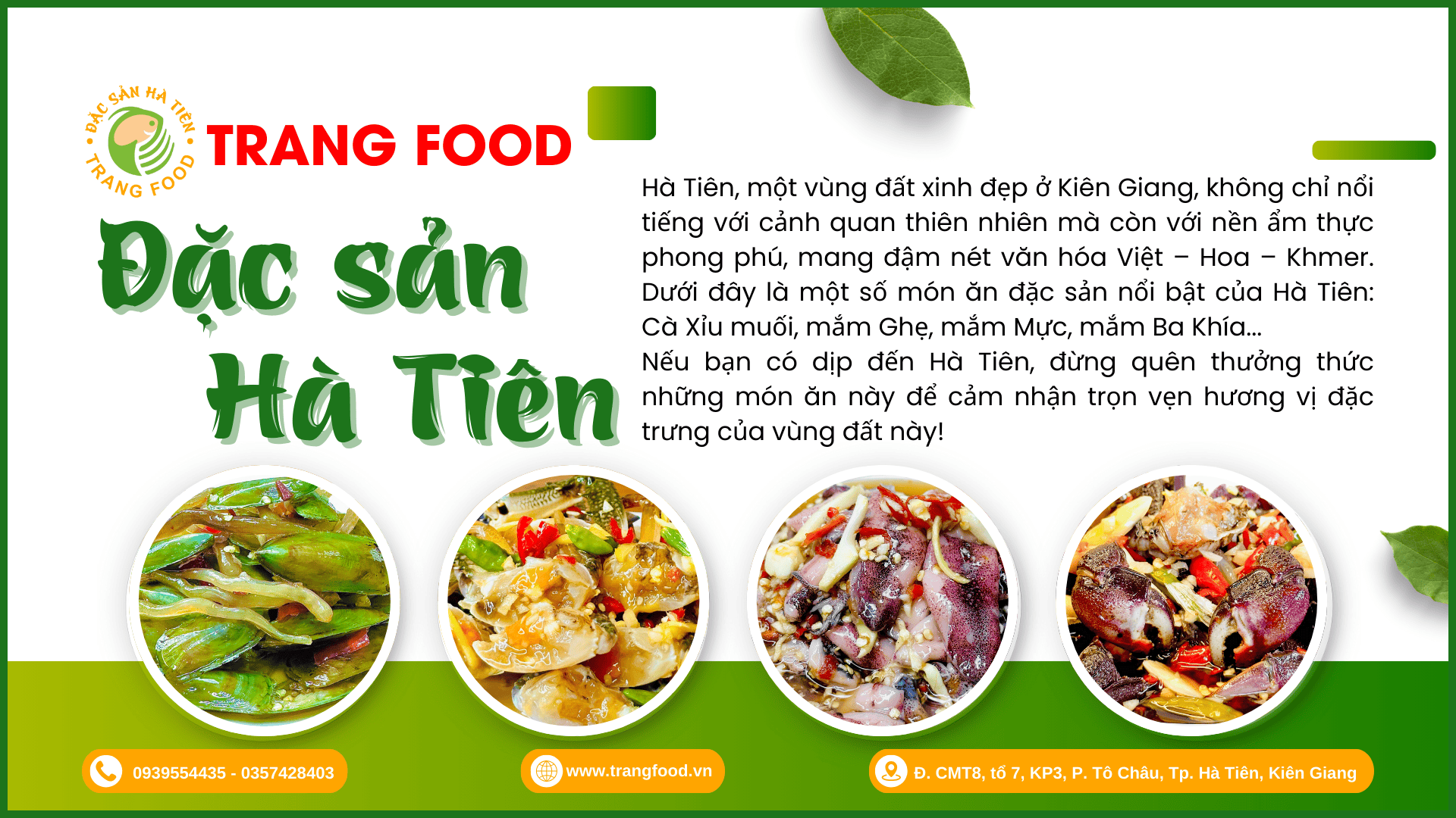 Đặc Sản Hà Tiên Trang Food Chính Hãng, Giá Sỉ